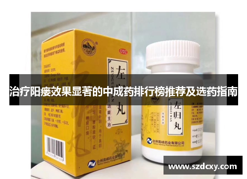 治疗阳瘘效果显著的中成药排行榜推荐及选药指南