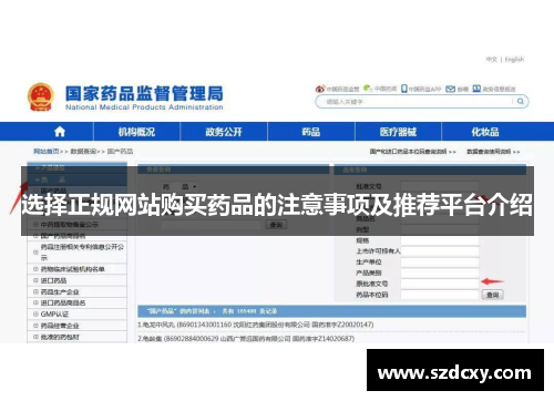 选择正规网站购买药品的注意事项及推荐平台介绍
